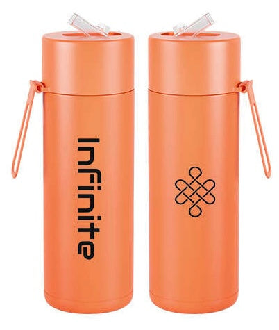 Infinite Active Stainless Steel and Ceramic water bottles