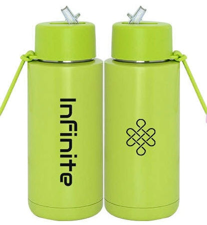 Infinite Active Stainless Steel and Ceramic water bottles