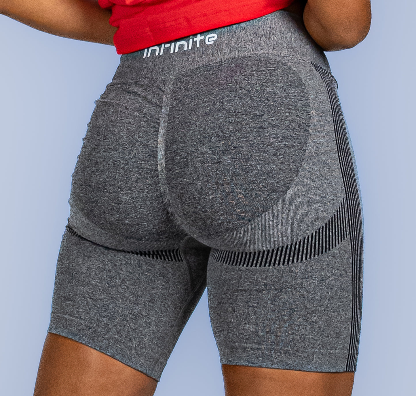 Seamless High V-Front Ruched Booty Yoga Shorts