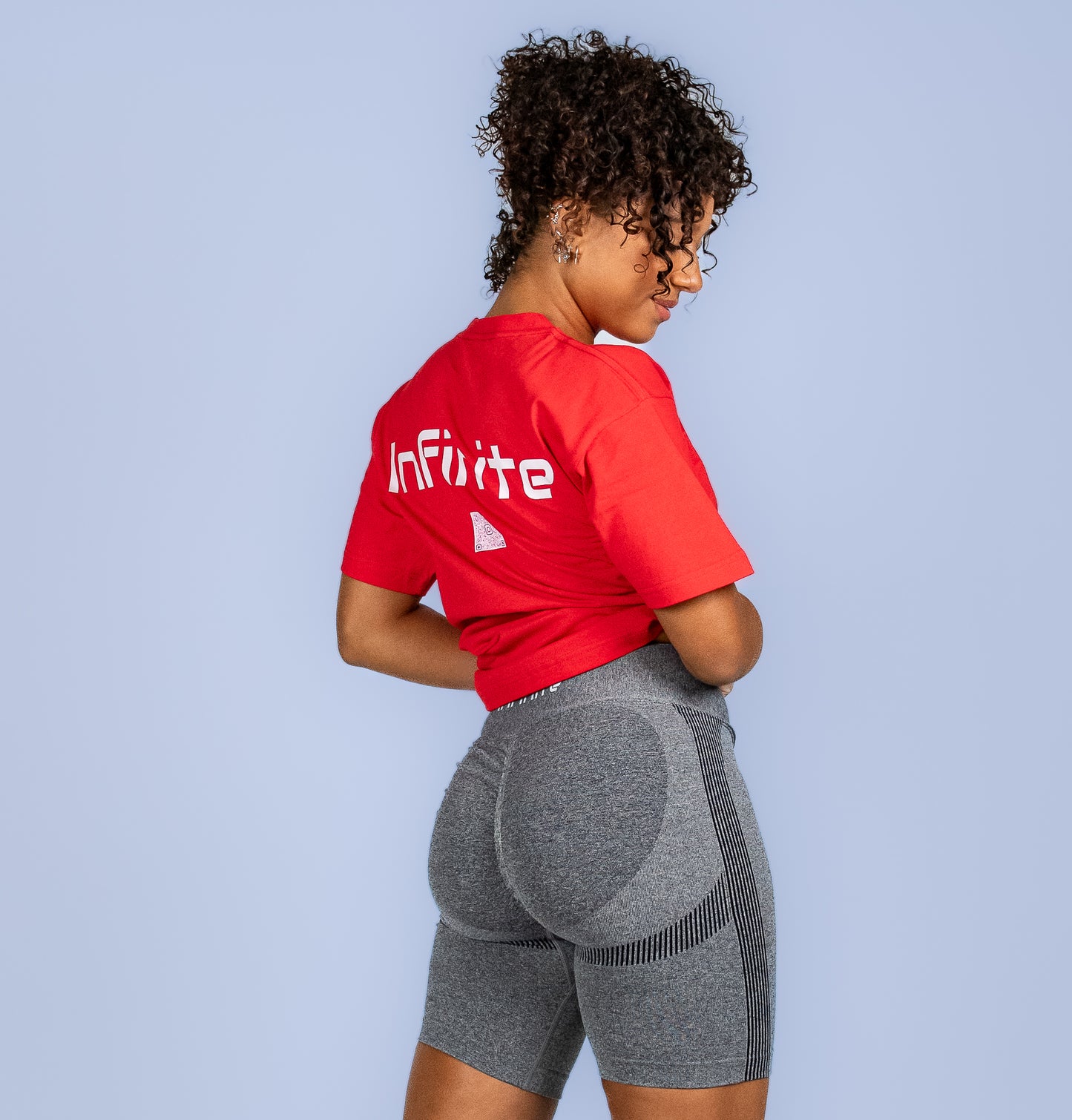 Seamless High V-Front Ruched Booty Yoga Shorts